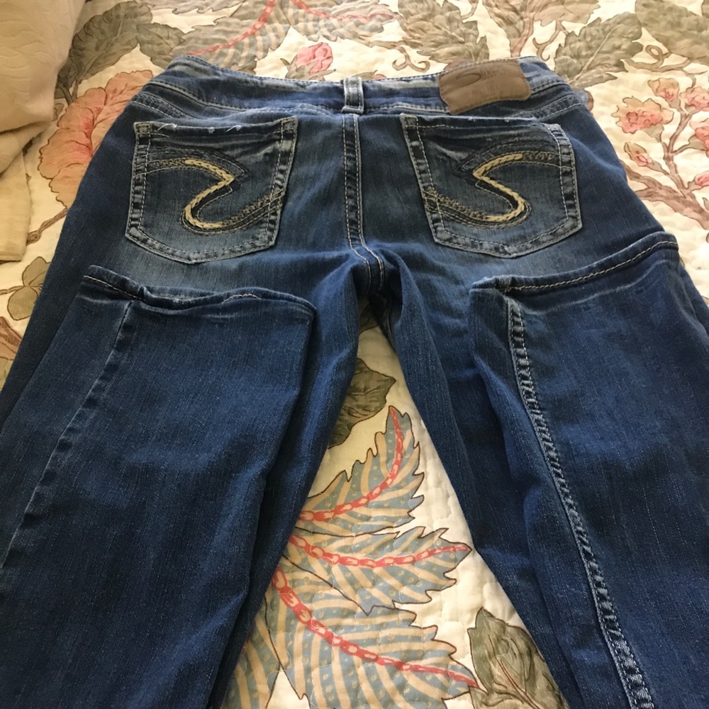 Silver Suki Jeans